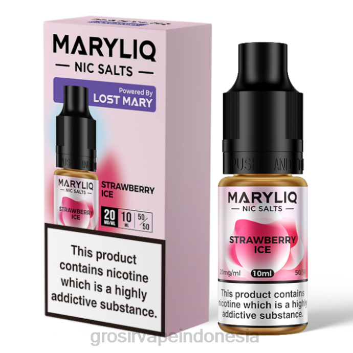 grosir liquid vape | 0LVV457 es stroberi LOST MARY MARYLIQ garam bagus - 10ml - 20mg