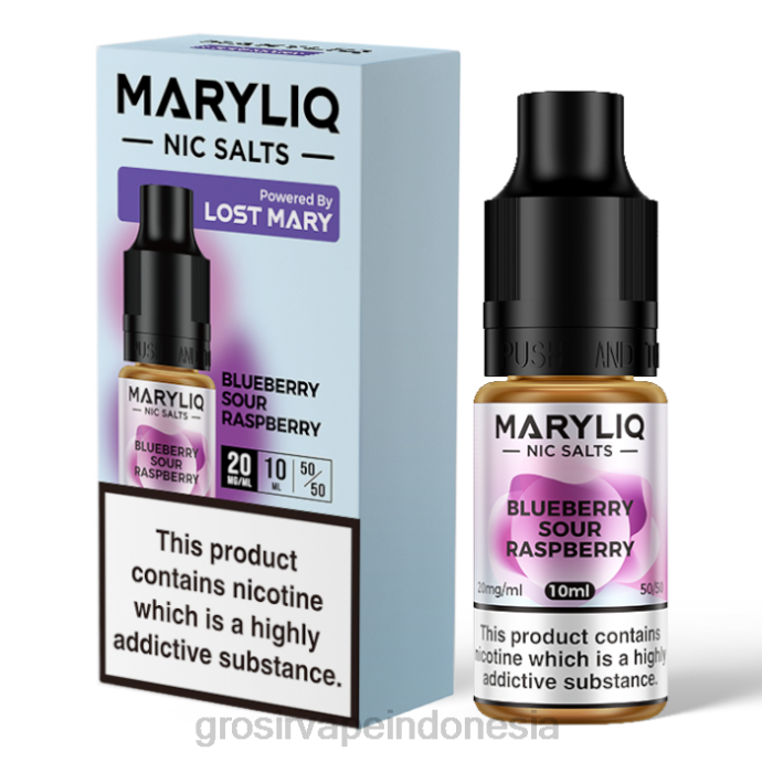 grosir vape Indonesia | 0LVV441 raspberry asam blueberry LOST MARY MARYLIQ garam bagus - 10ml - 20mg