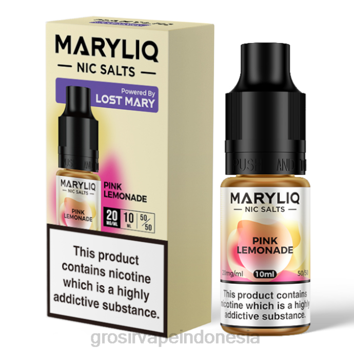 grosir vape medan | 0LVV454 limun merah muda LOST MARY MARYLIQ garam bagus - 10ml - 20mg