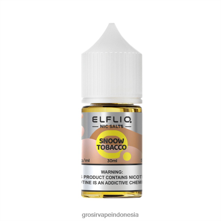ELFBAR ELFLIQ Nic Salt 30ml Tembakau Snoow 8R6V827 Grosir Vape Pekanbaru