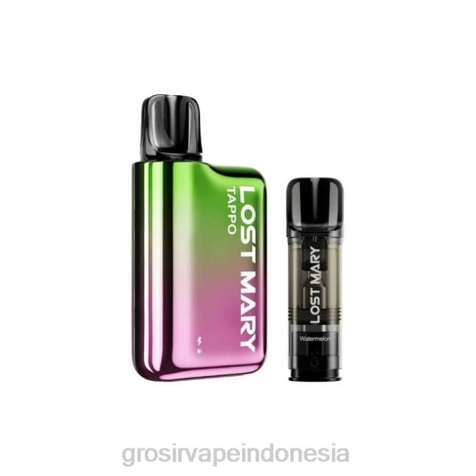 grosir liquid vape | 0LVV437 hijau merah muda x semangka LOST MARY Tappo paket pod vape