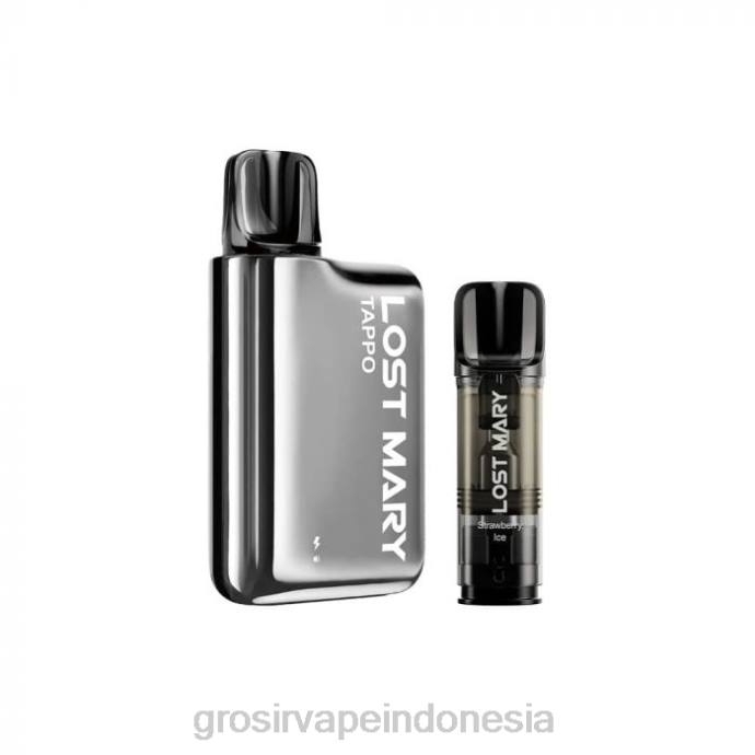 grosir vape sidoarjo | 0LVV438 perak stainless x es stroberi LOST MARY Tappo paket pod vape