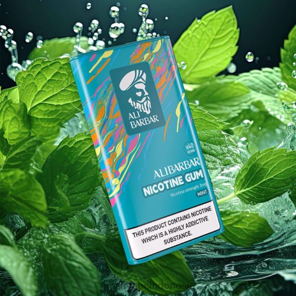 Grosir Vape Store J22J283 Alibarbar permen karet nikotin daun mint