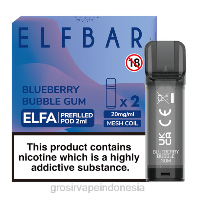 permen karet blueberry
