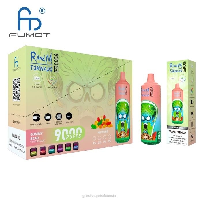 grosir vape termurah | 0LVV2 sekali pakai RandM Tornado 9000 5%