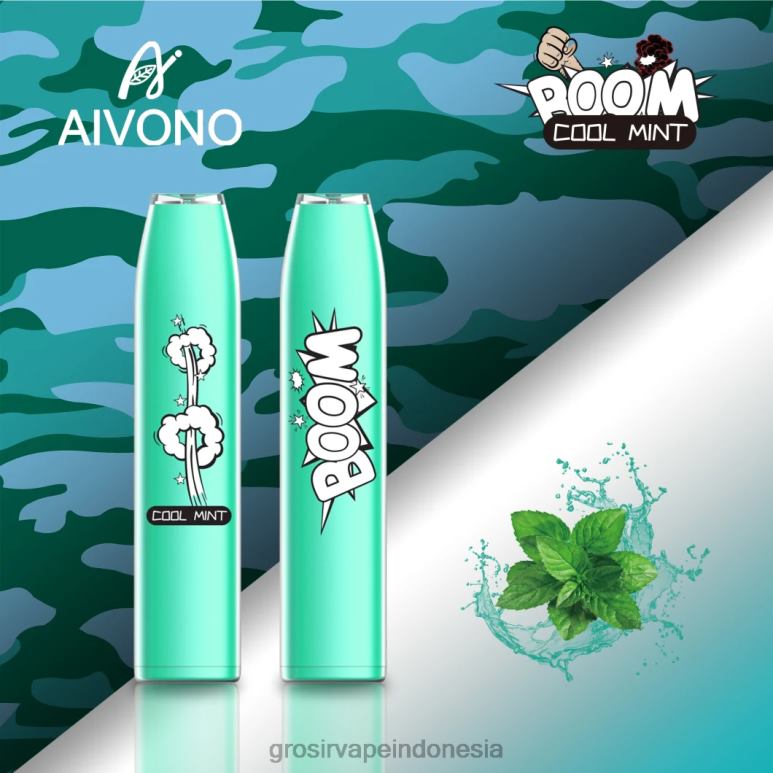 Grosir Liquid Vape FL6F4357 Aivono AIM BOOM 600 mint yang keren