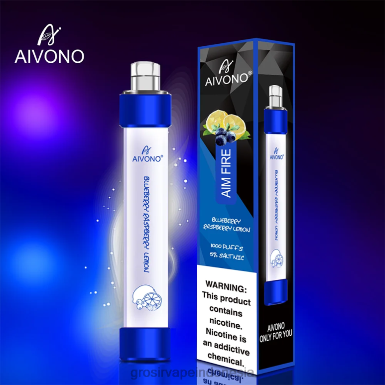 Grosir Liquid Vape FL6F4327 Aivono AIM FIRE 1000 blueberry raspberi lemon