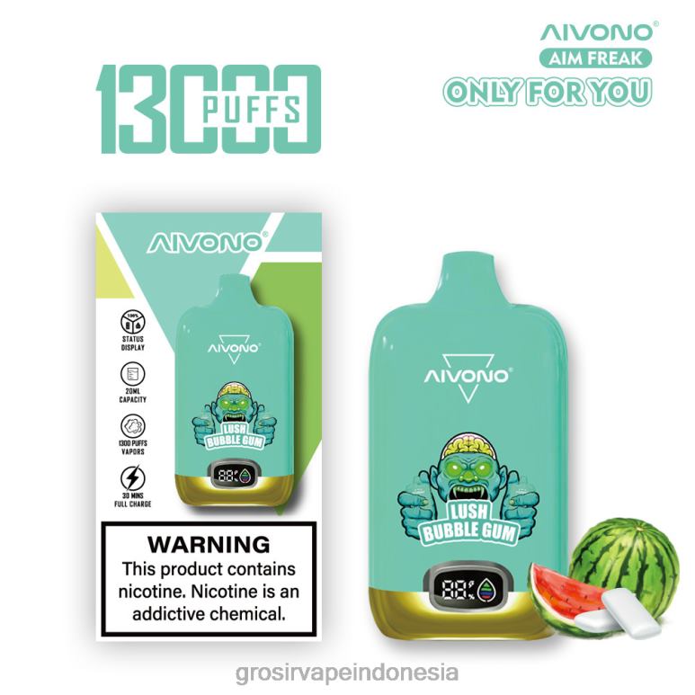 Grosir Liquid Vape FL6F4247 Aivono AIM FREAK 13000 permen karet yang subur
