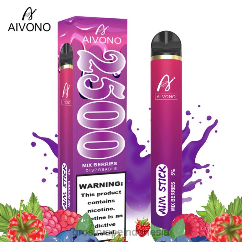 Grosir Vape Sidoarjo FL6F4158 Aivono AIM STICK 2500 campur buah beri