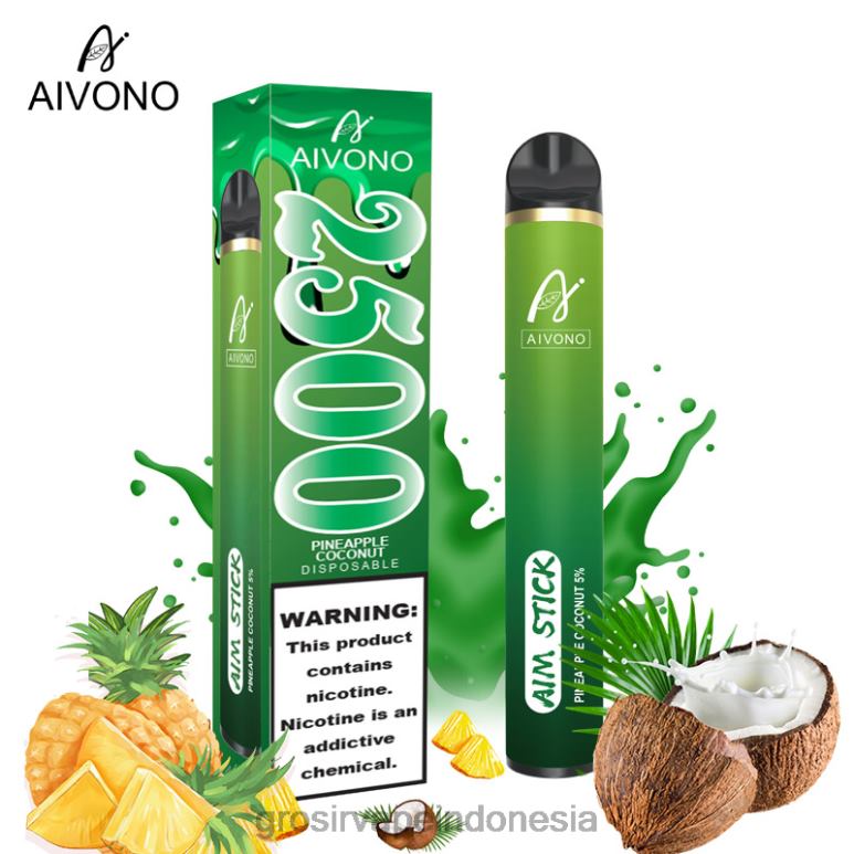 Grosir Vape Store FL6F4153 Aivono AIM STICK 2500 kelapa nanas