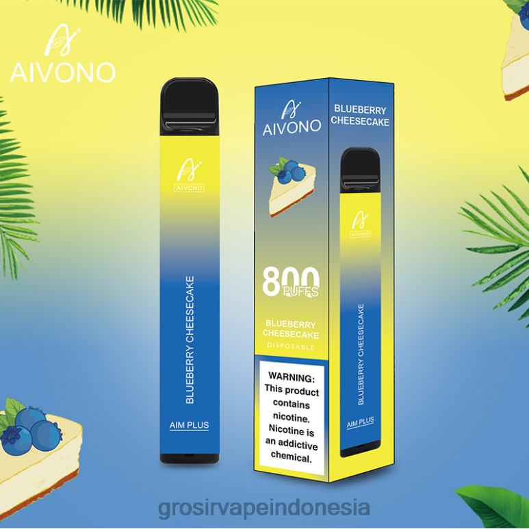 Grosir Vape Medan FL6F4174 Aivono AIM PLUS 800 kue keju blueberry