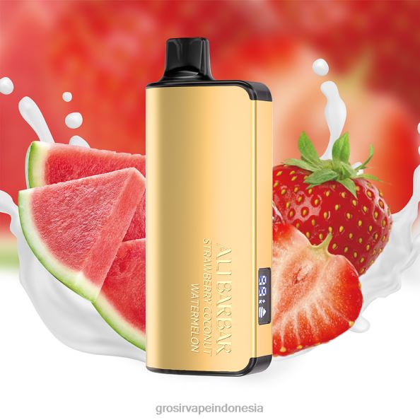 Grosir Vape Medan J22J224 Alibarbar Ingot 9000 vape sekali pakai semangka kelapa stroberi