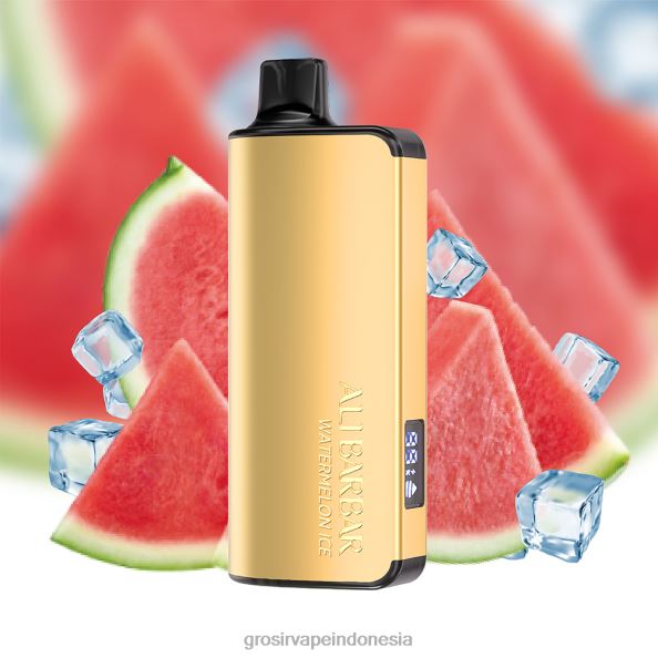 Grosir Vape Pekanbaru J22J226 Alibarbar Ingot 9000 vape sekali pakai es semangka