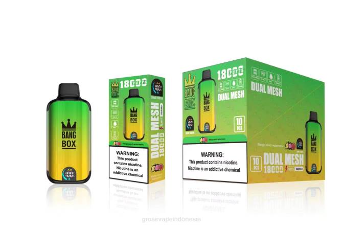 Bang Box 18000 isapan semangka mangga persik NHDX89 Grosir Vape Indonesia
