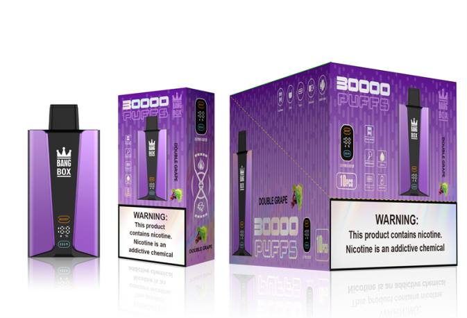 Bang Box Layar pintar 30.000 isapan anggur ganda NHDX85 Grosir Liquid Vape