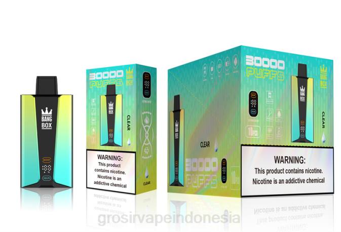 Bang Box Layar pintar 30.000 isapan jernih NHDX76 Grosir Vape Sidoarjo