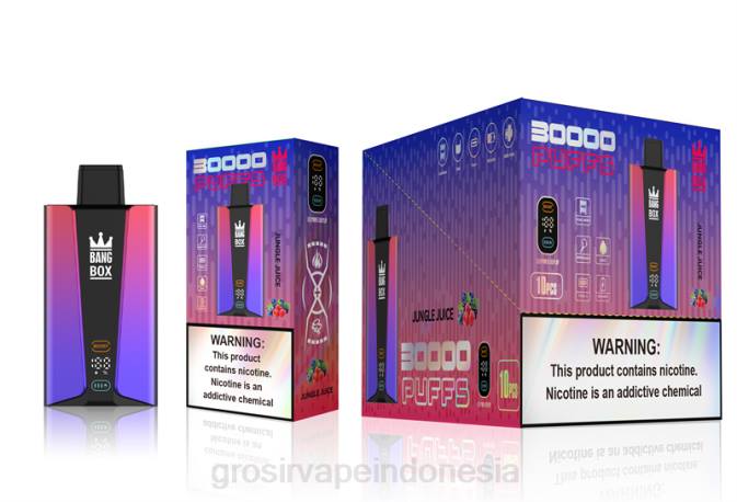 Bang Box Layar pintar 30.000 isapan jus hutan NHDX78 Vape Indonesia Online