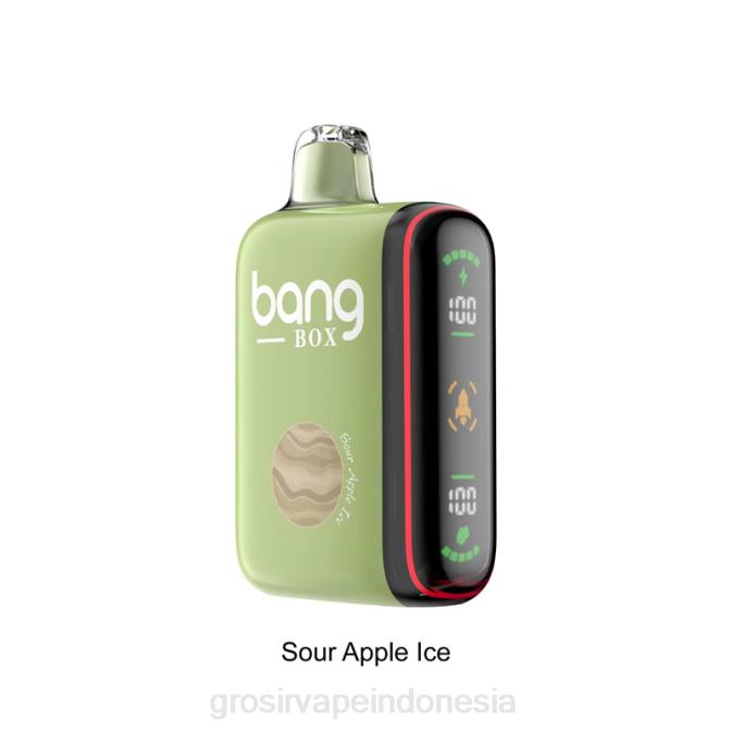 Bang Box Tampilan daya cerdas 9000-18000 tiupan es apel asam NHDX28 Grosir Vape Sidoarjo