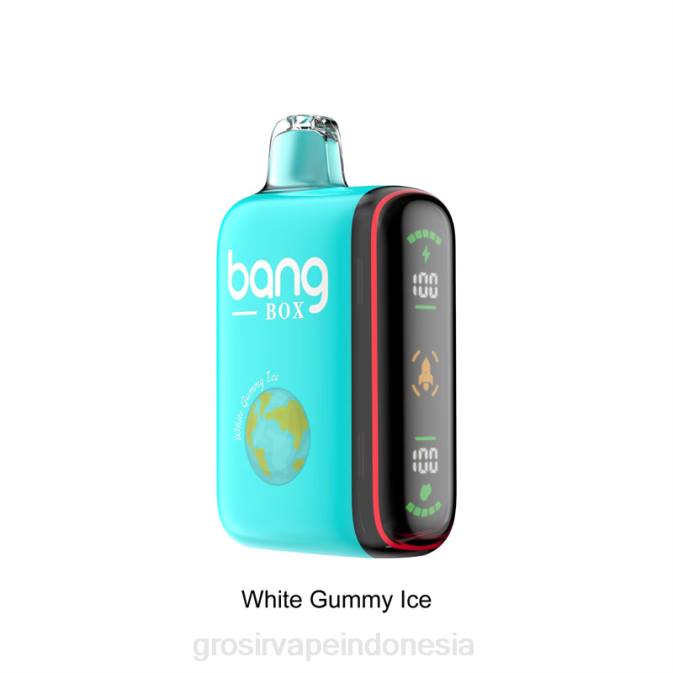 Bang Box Tampilan daya cerdas 9000-18000 tiupan es bergetah putih NHDX30 Vape Indonesia Online