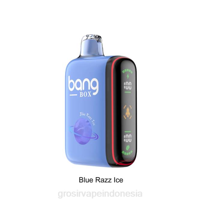 Bang Box Tampilan daya cerdas 9000-18000 tiupan es razz biru NHDX26 Grosir Vape Pekanbaru