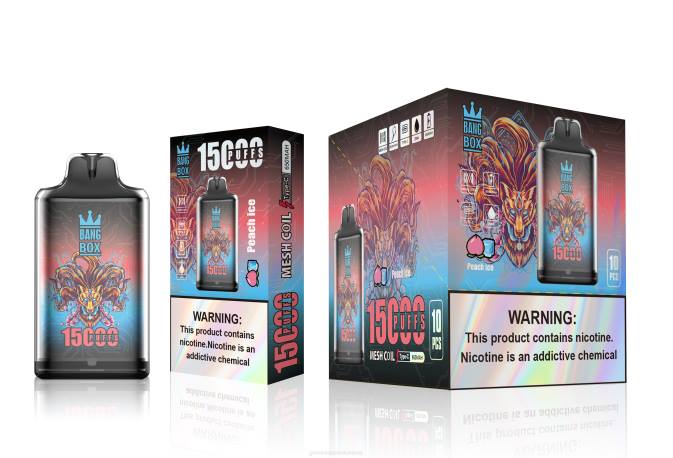 Bang Box s1-15000 isapan es persik NHDX102 Grosir Vape Medan