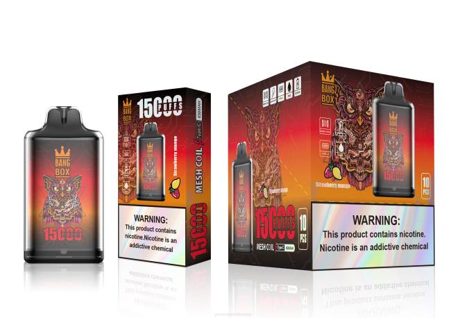Bang Box s1-15000 isapan mangga stroberi NHDX101 Grosir Vape Store