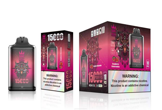 Bang Box s1-15000 isapan semangka rasberi NHDX105 Grosir Liquid Vape