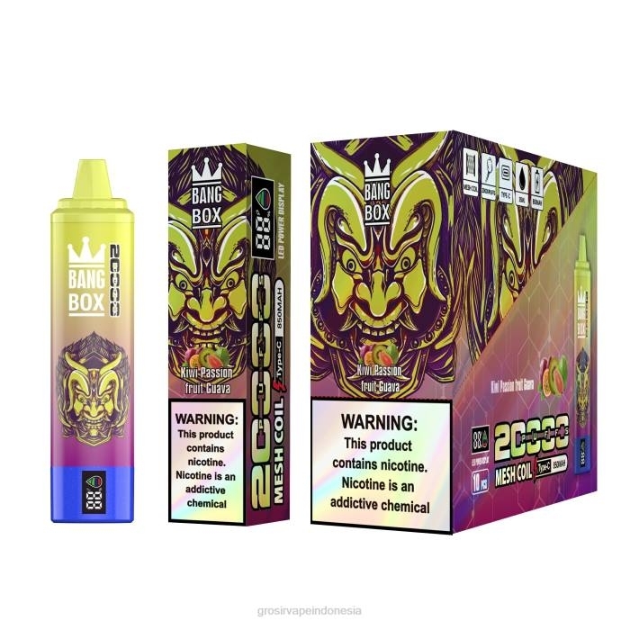 grosir liquid vape | 0LVV127 jambu markisa kiwi Bang Box 20.000