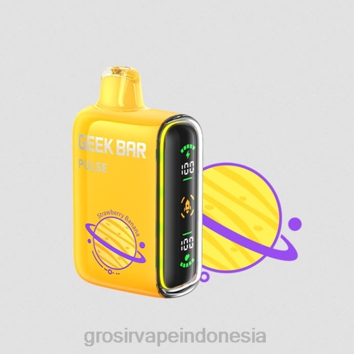 grosir vape jakarta | 0LVV75 pisang stroberi GEEK BAR Pulse edisi planet 7500 isapan/15000 isapan