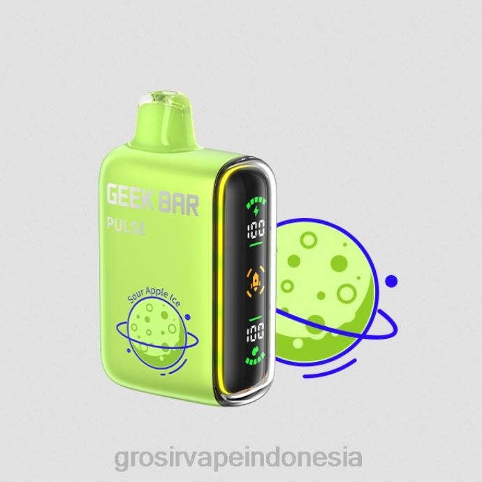 grosir vape jakarta | 0LVV85 es apel asam GEEK BAR Pulse edisi planet 7500 isapan/15000 isapan