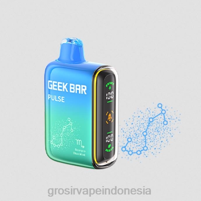 grosir vape store | 0LVV73 mint biru GEEK BAR Pulse edisi zodiak 7500 isapan/15000 isapan