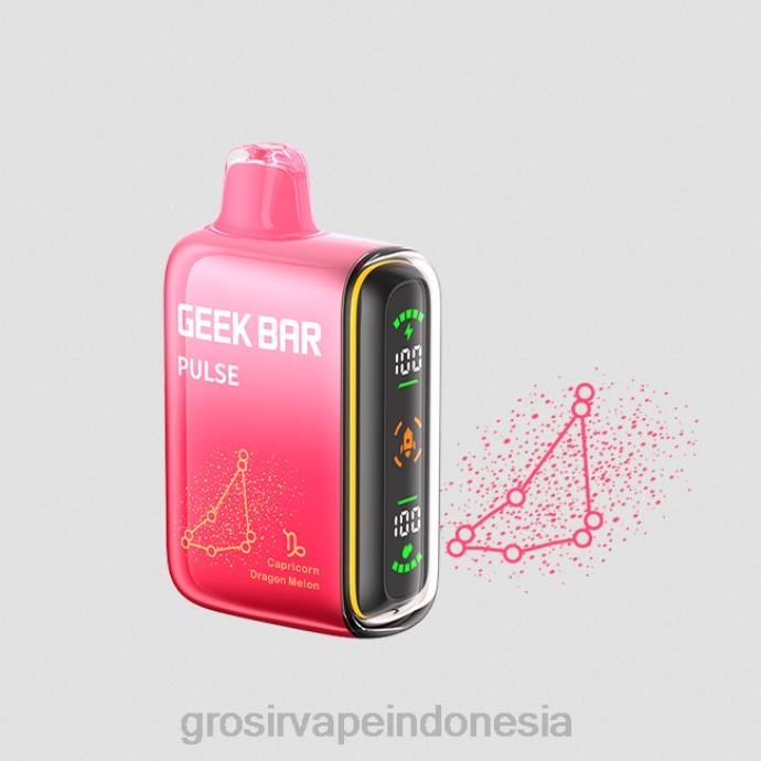 vape Indonesia online | 0LVV70 melon naga GEEK BAR Pulse edisi zodiak 7500 isapan/15000 isapan