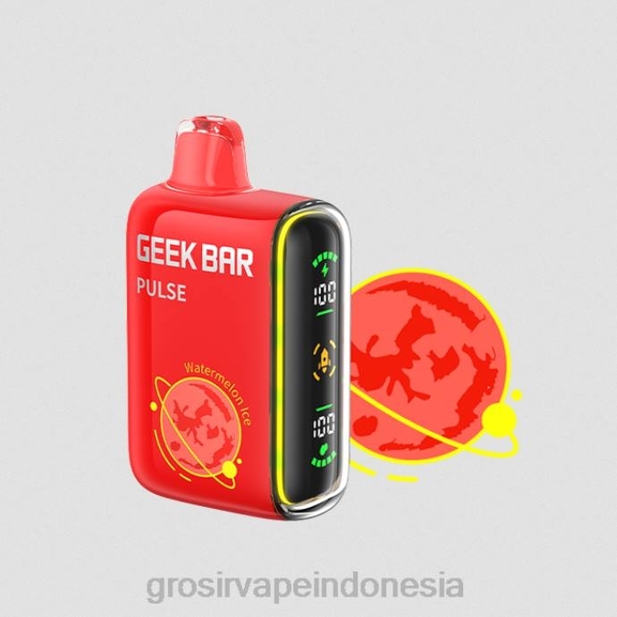 vape Indonesia online | 0LVV80 es semangka GEEK BAR Pulse edisi planet 7500 isapan/15000 isapan