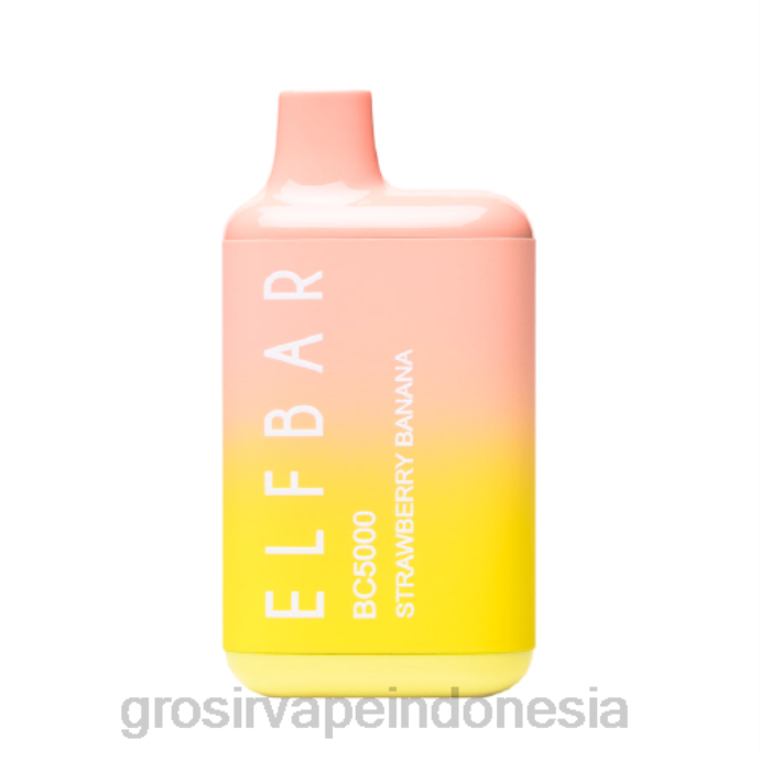 grosir vape sidoarjo | 0LVV308 pisang stroberi ELFBAR BC5000