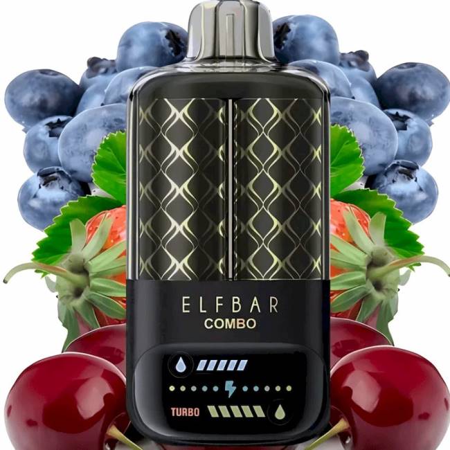 Elf Bar Combo 25000 blueberry asam raspberry & ceri 6TV62 Grosir Vape Termurah