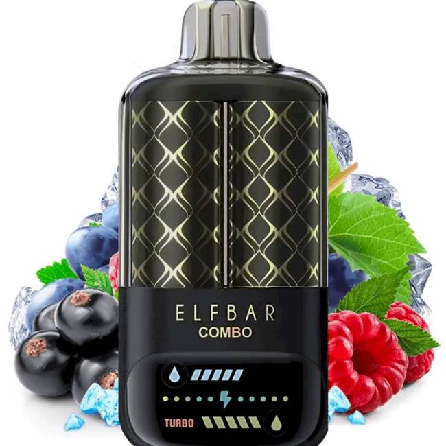 Elf Bar Combo 25000 raspberry & anggur blackcurrant 6TV68 Grosir Vape Sidoarjo