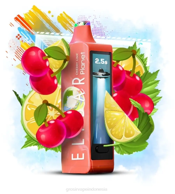 Elf Bar Planet 25000 jeruk nipis ceri 6TV623 Grosir Vape Store