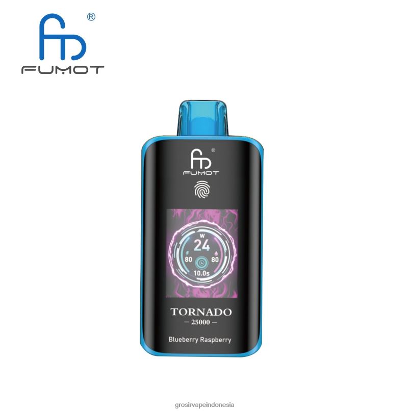 Fumot Tornado 25000 vape sekali pakai blueberry-raspberry F24B63 Grosir Vape Store