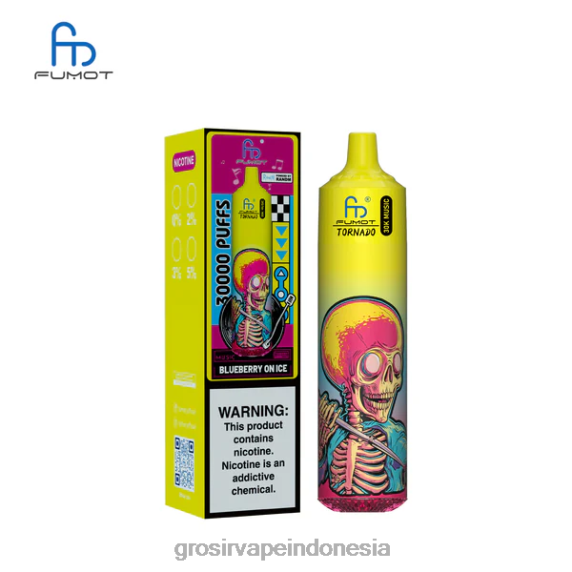 Fumot Tornado musik 30k blueberry di atas es 2J4PJ4 Grosir Vape Medan