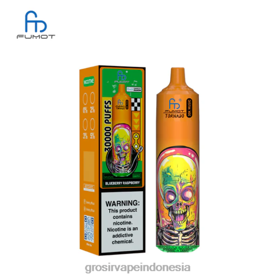 Fumot Tornado musik 30k blueberry-raspberry 2J4PJ5 Grosir Vape Jakarta