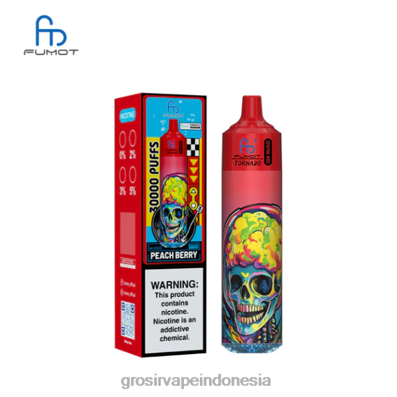 Fumot Tornado musik 30k buah persik 2J4PJ19 Vape Indonesia Bandung