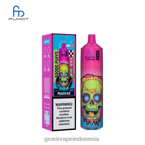 Fumot Tornado musik 30k es persik 2J4PJ20 Vape Indonesia Online