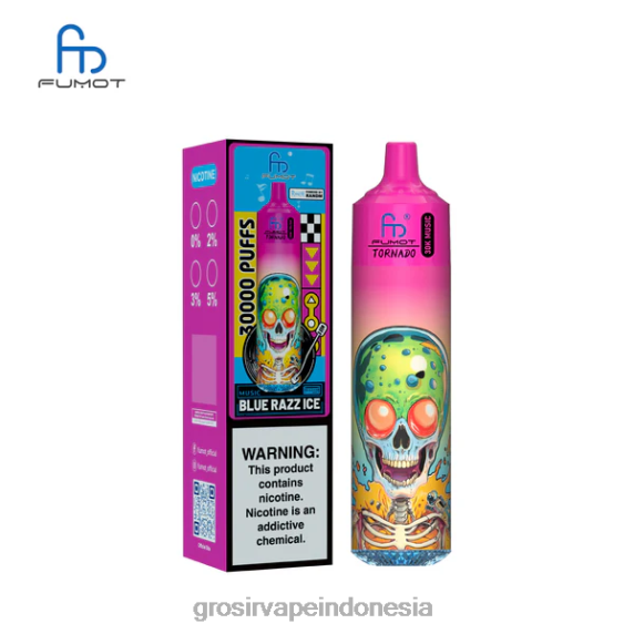 Fumot Tornado musik 30k es razz biru 2J4PJ3 Grosir Vape Store