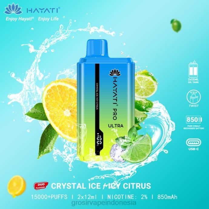 grosir vape store | 0LVV223 es kristal/jeruk es Hayati Pro Ultra