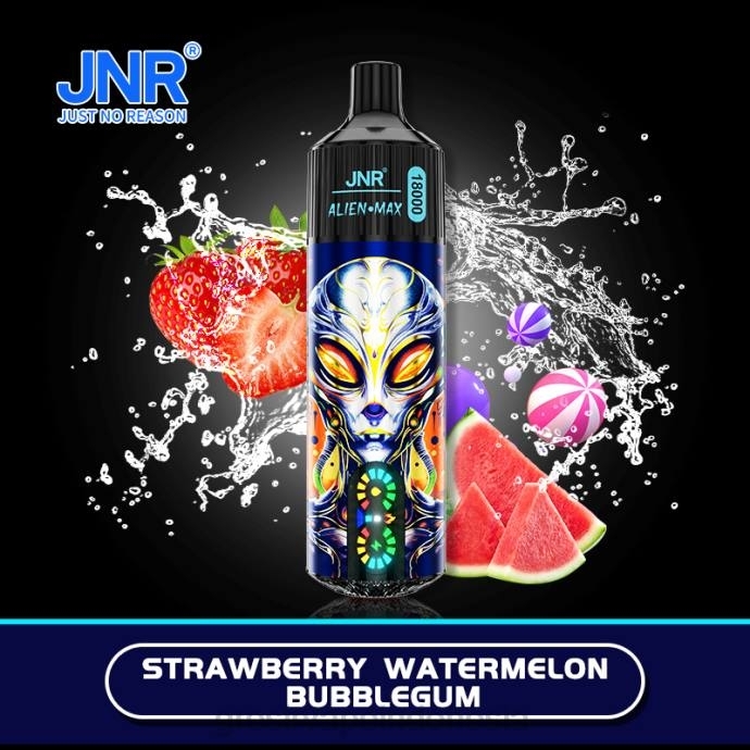 grosir vape pekanbaru | 0LVV566 permen karet semangka stroberi JNR ALIEN MAX
