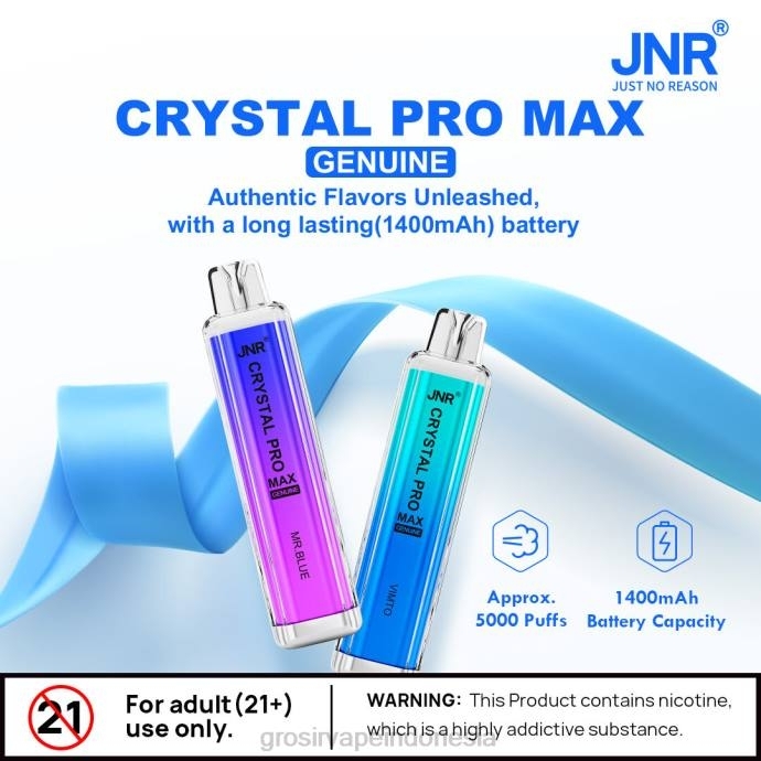 grosir liquid vape | 0LVV727 blueberry-raspberry JNR CRYSTAL PRO MAX
