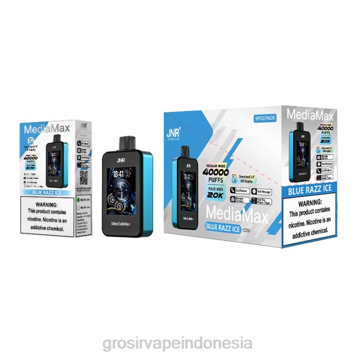 JNR MediaMax 40rb kepulan es razz biru PH20R21 | Grosir Vape Indonesia