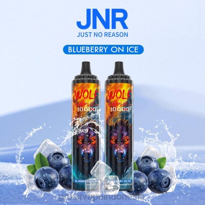 grosir vape Indonesia | 0LVV761 blueberry di atas es JNR WOLF NIPLO