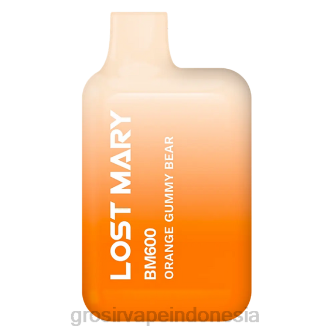 grosir liquid vape | 0LVV367 beruang bergetah oranye LOST MARY BM600