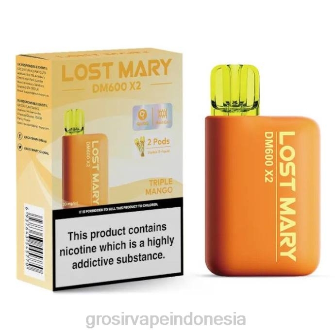 grosir vape Indonesia | 0LVV481 tiga buah mangga LOST MARY DM600 X2
